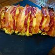 Pastel de pollo, bacon y queso