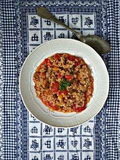 A picture of Bulgur pilaf.