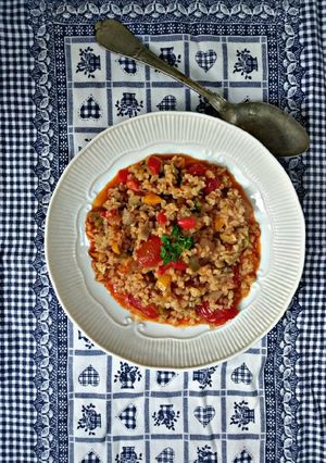 A picture of Bulgur pilaf.