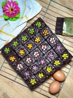 Foto resep Brownies Panggang (Gluten-free) 🍫☕️🌸