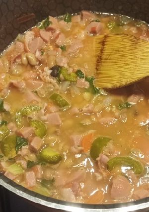 Una foto de Frijoles a la charra