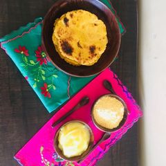 A picture of Cornmeal roti.