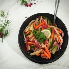 A picture of Kachumbar/ Veg Salad.
