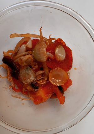 A picture of Fried Veggies For Sauce Base.