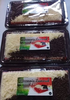 Foto resep Brownies Zamrud (Brownies Semangka)