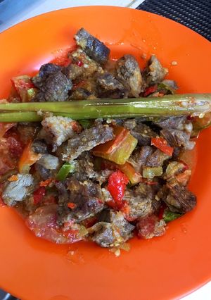 Foto resep Oseng Mercon Sapi