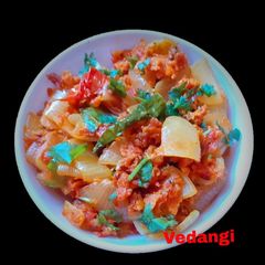 A picture of Pyaaz Besan Ki Sabzi.