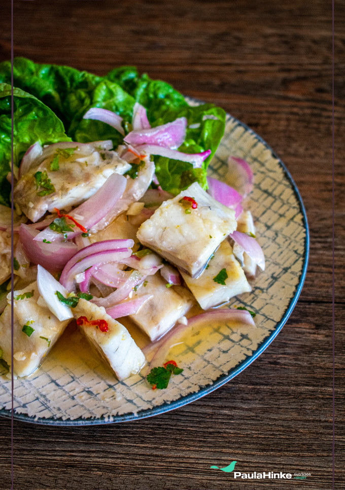 Una foto de Ceviche de lubina 🐟