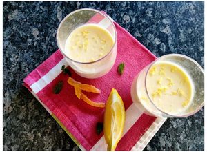 Une photo de Panna Cotta au Citron et au Limoncello
