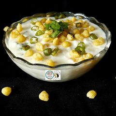 A picture of Boondi Raita.
