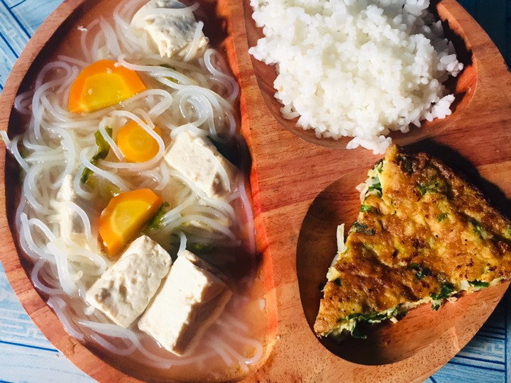 Resep 71. Miso tahu &amp;amp; dadar telur padang teflon, Menggugah Selera