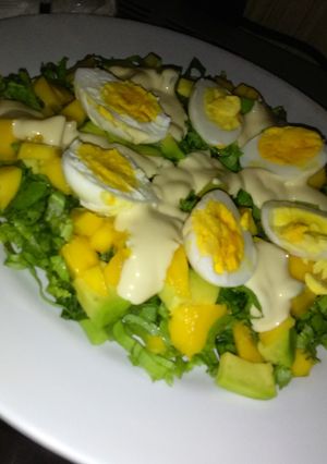 A picture of Mango/Avocado Salad.