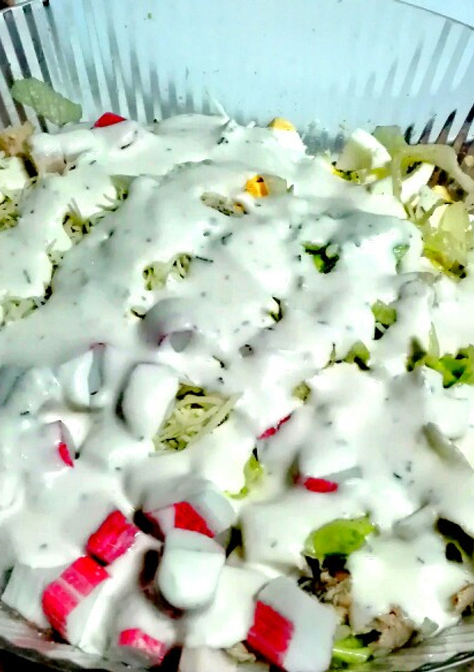 Una foto de Ensalada César con caballa y sin picatostes