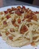 Tallarines carbonara