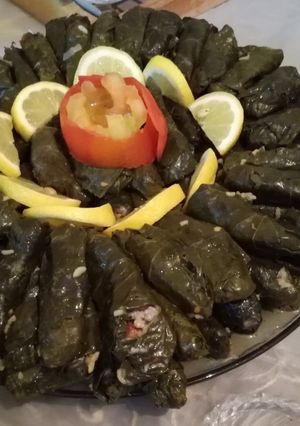 صورة لوصفة ورق عنب يالنجي 😋😋