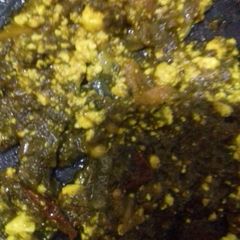 Palak paneer A picture of Palak paneer.