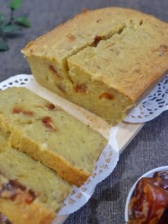 Foto resep Banana cake with dates, no mixer