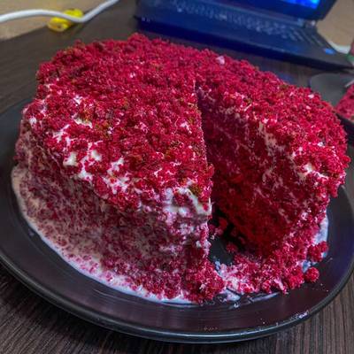 Торт «Красный бархат», пошаговый рецепт на ккал, фото, ингредиенты - Катерина_Н