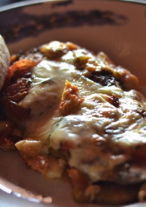 Una foto de Tapadito de Berenjenas con Pollo