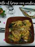 Pollo al horno con verduras