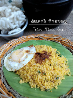Foto resep Sego Ampok Goreng (Nasi Jagung Goreng)
