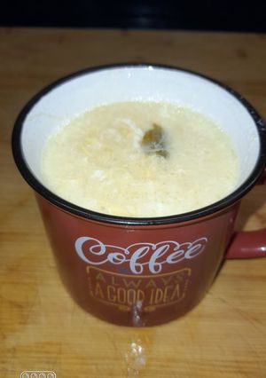 A picture of Celery and Vegetable Consommé.