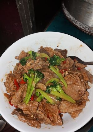 Foto resep Beef teriyaki with brocoli