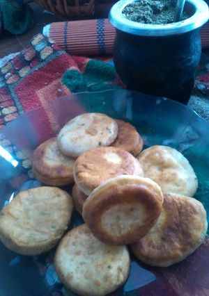 Una foto de Scones verdes