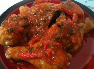 Foto resep Paha ayam sambal saos tiram