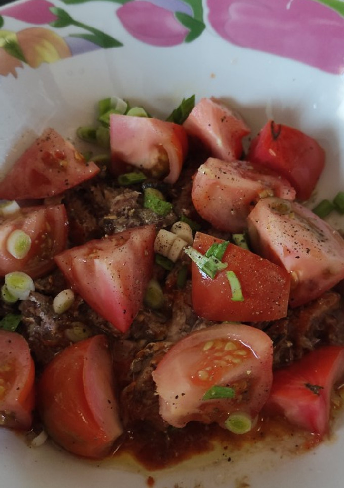 Una foto de Ensalada de sardinas