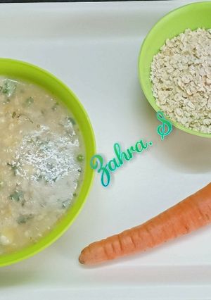 A picture of Oats veg soup.