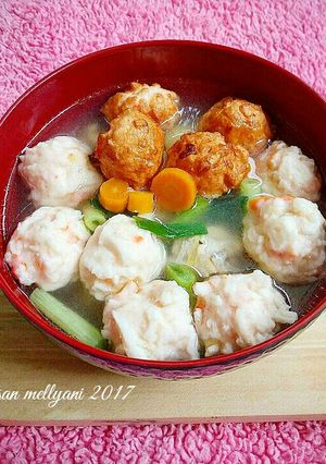 Foto resep Sup bola bola udang 🍡🍤