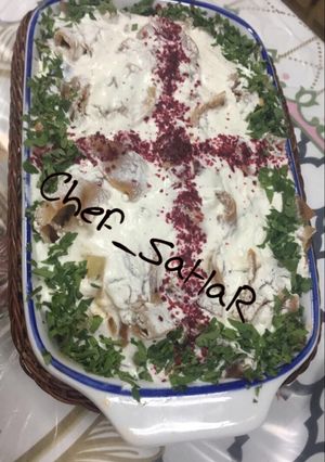 صورة لوصفة فتة الباذنجان