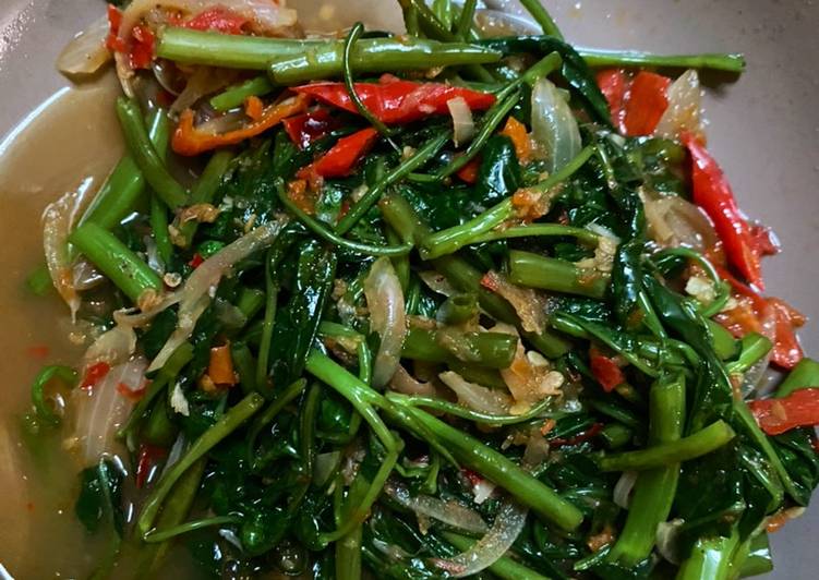 Resep Bumbu Tumis Kangkung Balacan Paling Enak
