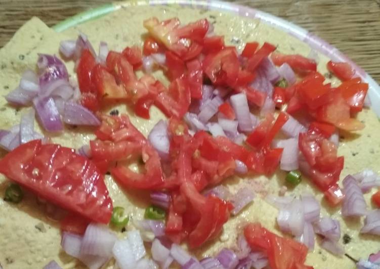 Simple Way to Prepare Super Quick Homemade Masala papad