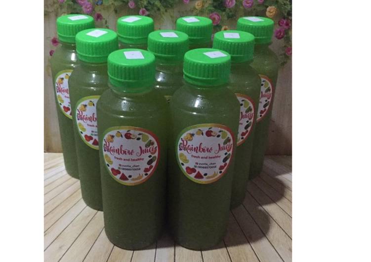 Bagaimana Menyiapkan Diet Juice Lychee Apple Kale Lemon, Enak Banget