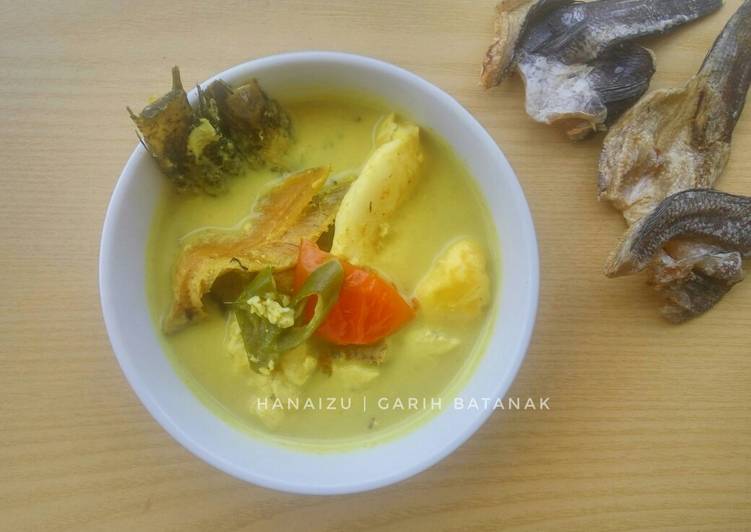 Bahan memasak Garih Batanak Khas Banjar (Haruan/Gabus &amp; Hintalu/Telur) (keto friendly) Lezat