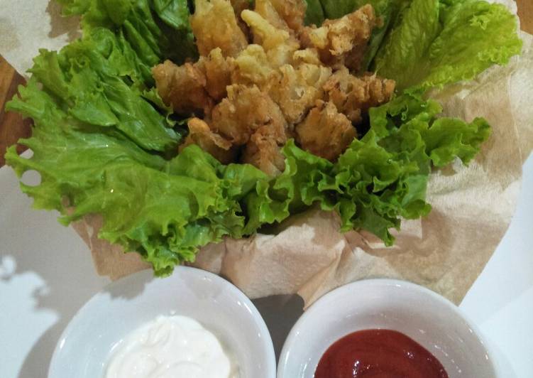 Resep Onion Bloom (Onion Ring versi bunga😊) Anti Gagal