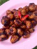 Bakso bakar teflon pedas manis