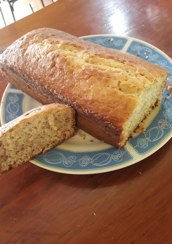 Una foto de Budín de banana y yogurt