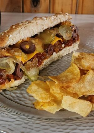 Una foto de Meatball Subway - Sándwich de albóndigas en salsa estilo Subway®