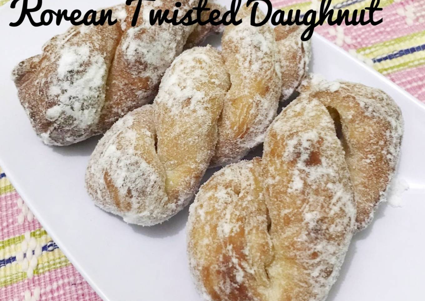 Korean Twisted Doughnut