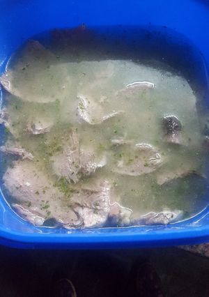 Una foto de Lengua a la vinagreta!!