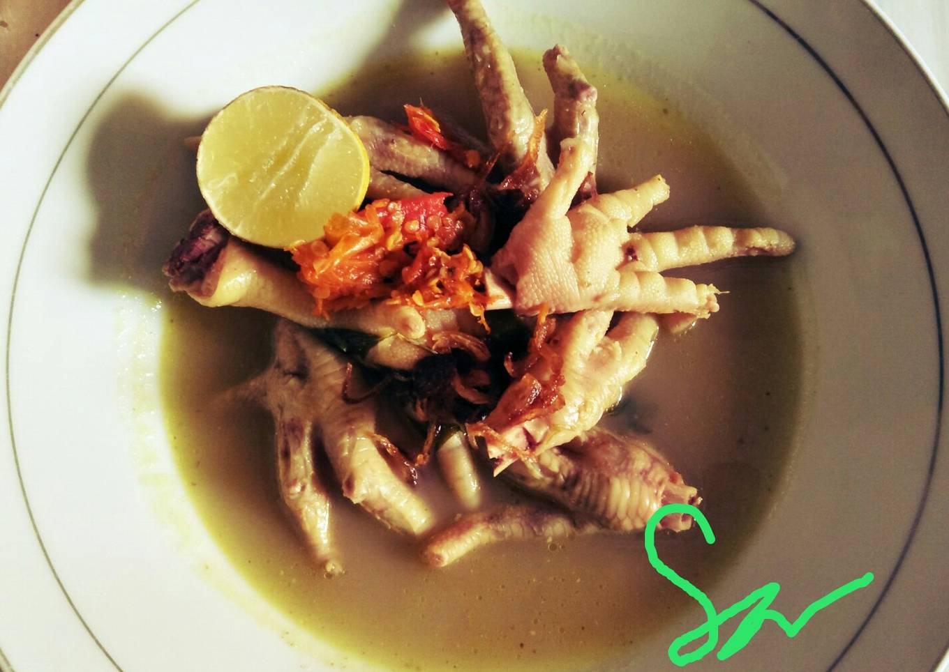 Soto ceker Cemplung praktis