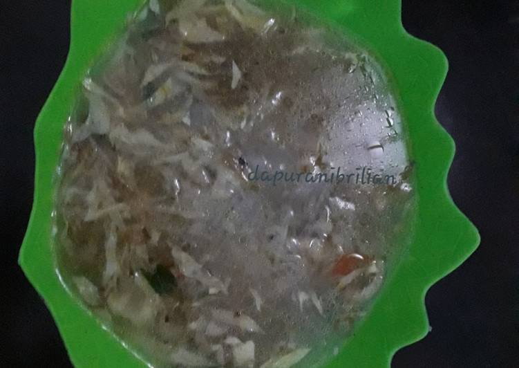 Cara Gampang Menyiapkan Soto ayam batita simpel Anti Gagal