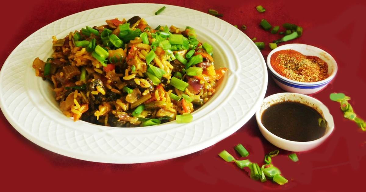 Colorful Cajun rice Recipe by Lakshmi Sridharan Ph D Cookpad