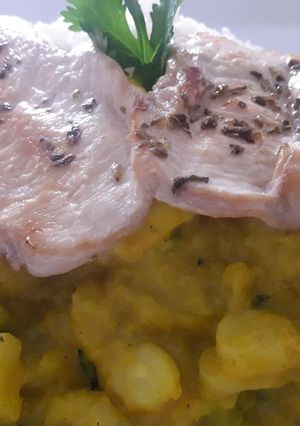 Una foto de Locro de Zapallo a lo Carmelita