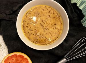 Foto principal de Vinagreta de pomelo y mostaza