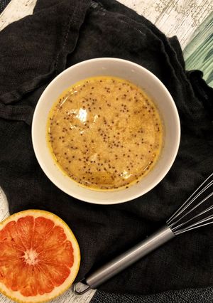 Foto principal de Vinagreta de pomelo y mostaza