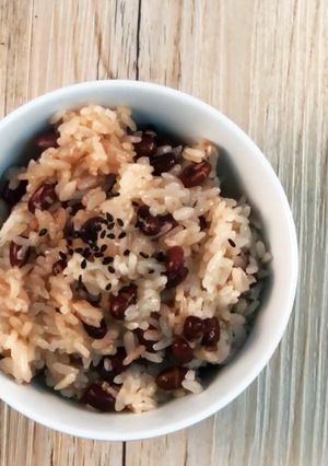 喜氣洋洋【紅豆飯】 的食譜成品照片